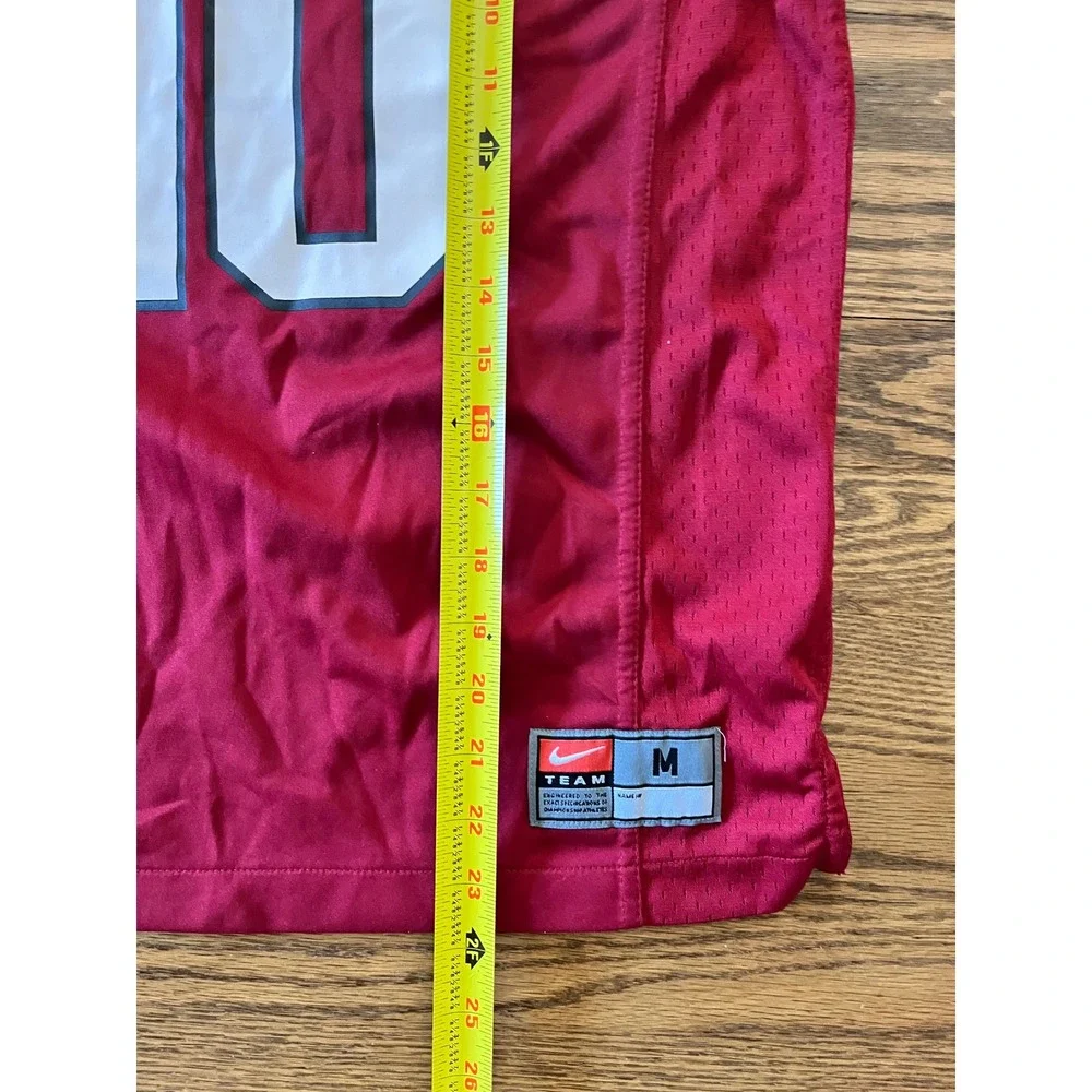 Nike Kids Arkansas Razorbacks Football Jersey Red White Grey Youth Medium 10